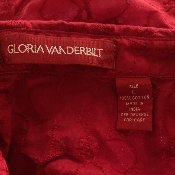 Gloria Vanderbilt | Vintage Halter Button Down Top sz L - Picture 8 of 8